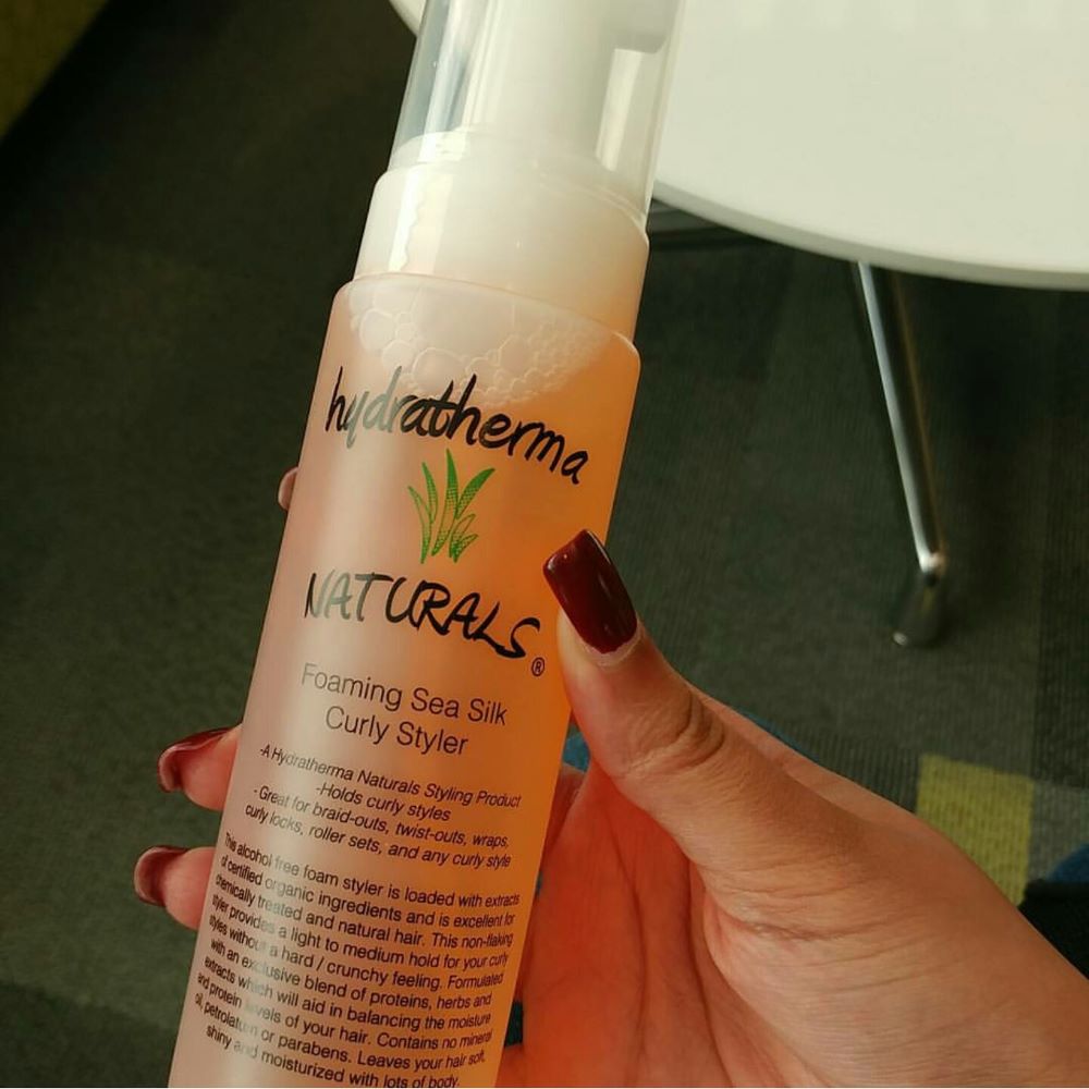 Hydratherma Naturals Foaming Sea Silk Curly Styler 8.5 oz