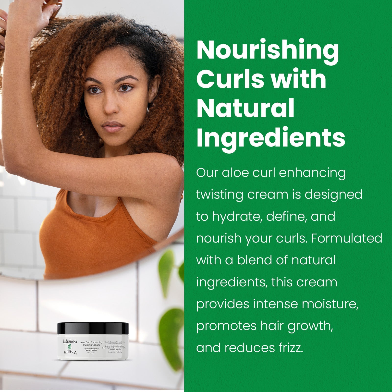 Hydratherma Naturals Aloe Curl Enhancing Twisting Cream