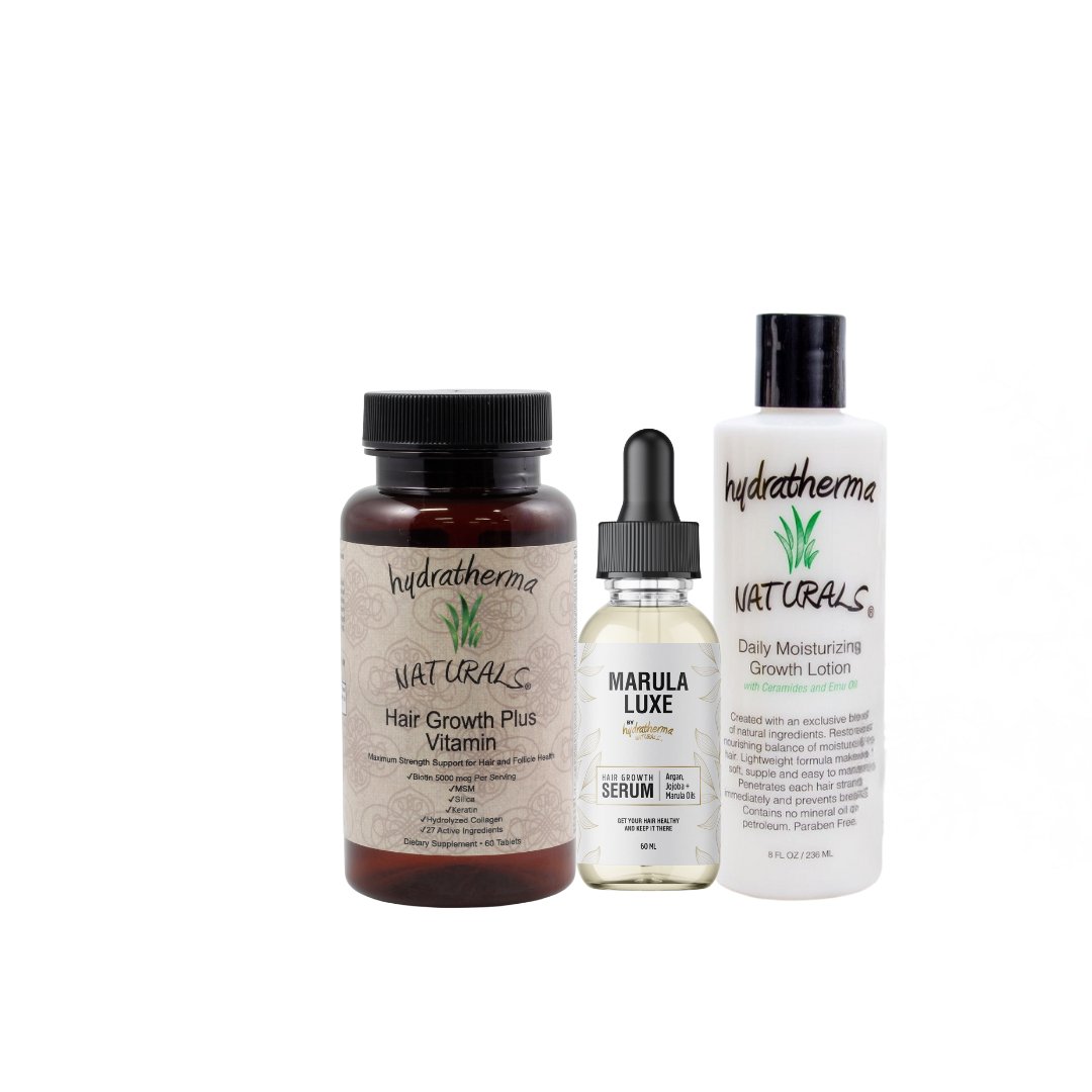 Hair Growth Collection Set - HydrathermaNaturalsHair Growth Collection SetHydrathermaNaturals