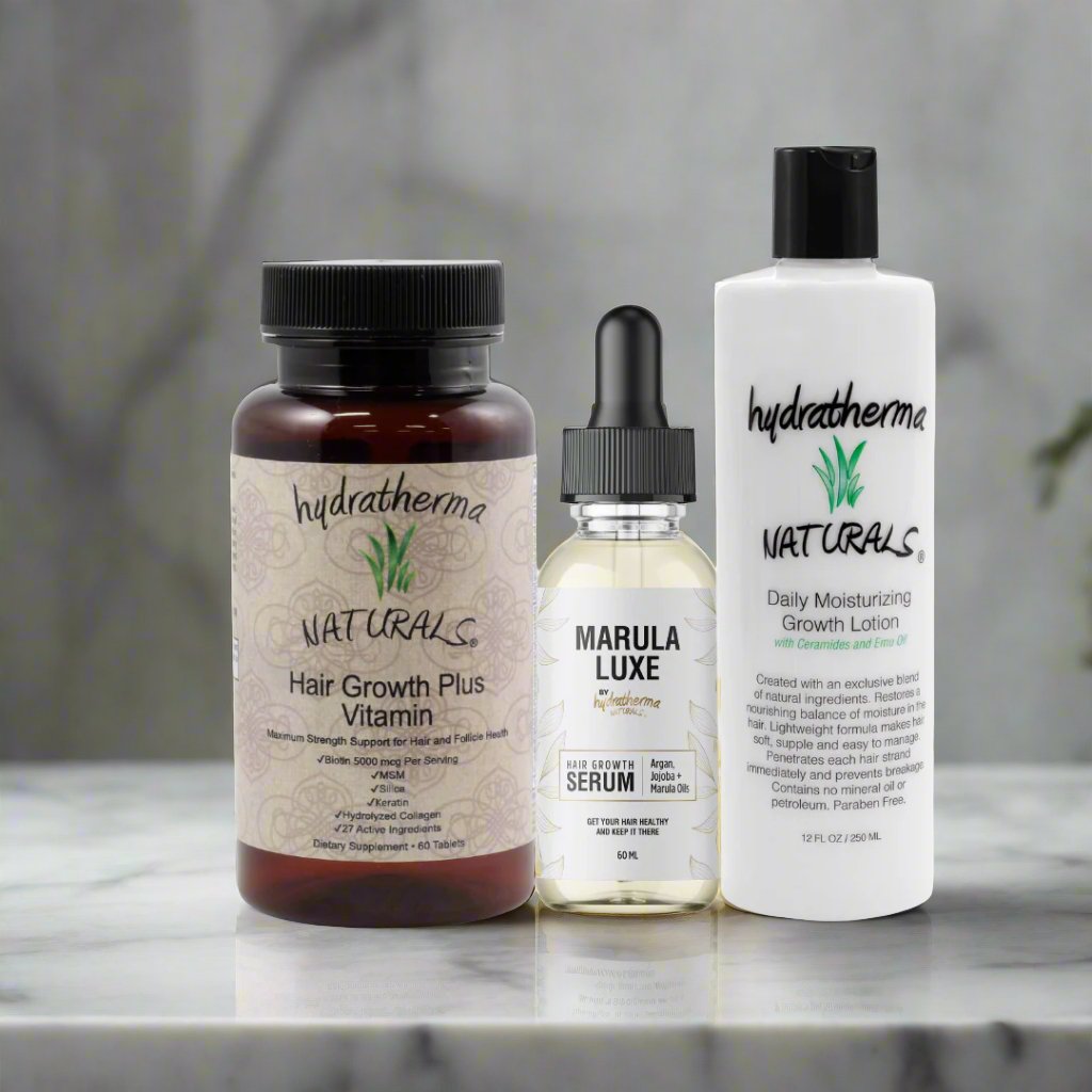 Hair Growth Collection Set - HydrathermaNaturalsHair Growth Collection SetHydrathermaNaturals