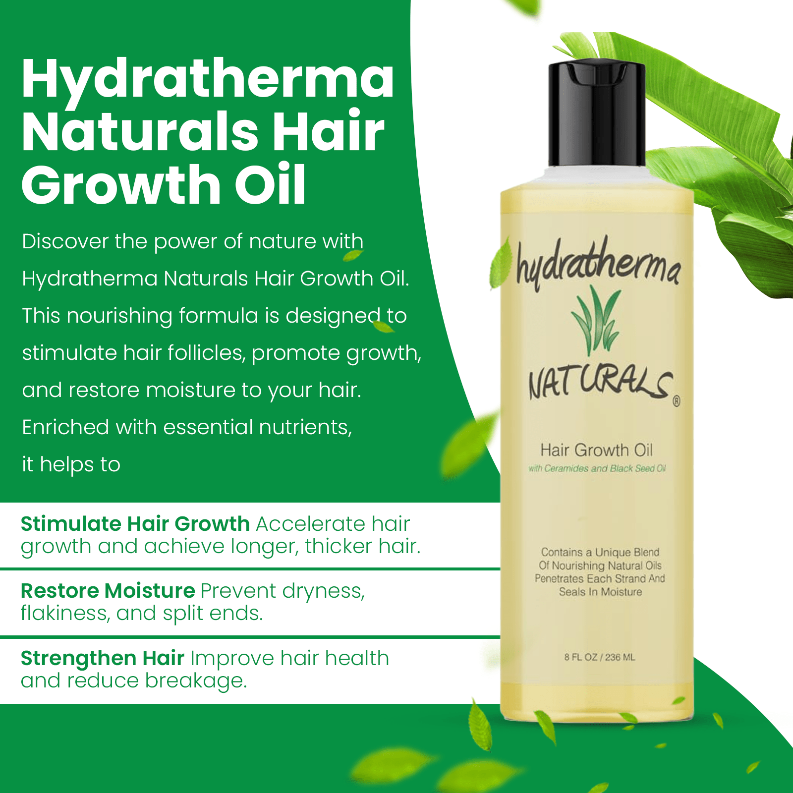 Hair Growth Oil - HydrathermaNaturalsHair Growth OilHydrathermaNaturals