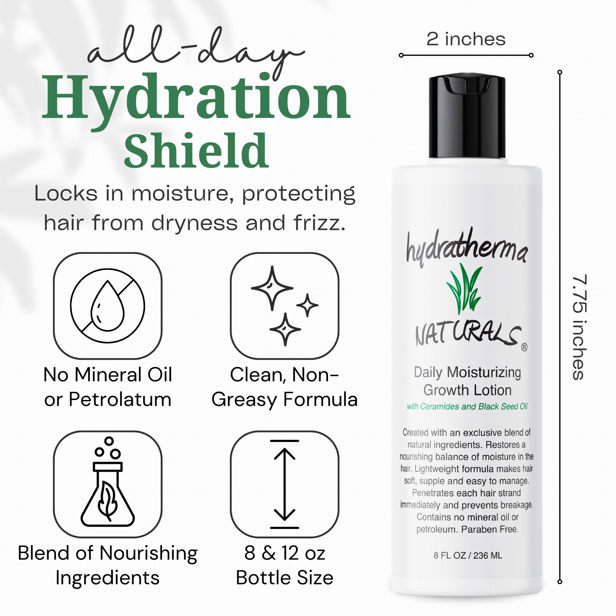 Moisturizing Growth Lotion - HydrathermaNaturalsMoisturizing Growth LotionHydrathermaNaturals