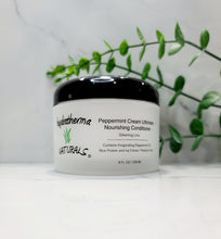 Load image into Gallery viewer, NEW! Hydratherma Naturals PEPPERMINT CREAM ULTIMATE NOURISHING CONDITIONER 8 oz- *SILK PRESS SYSTEM
